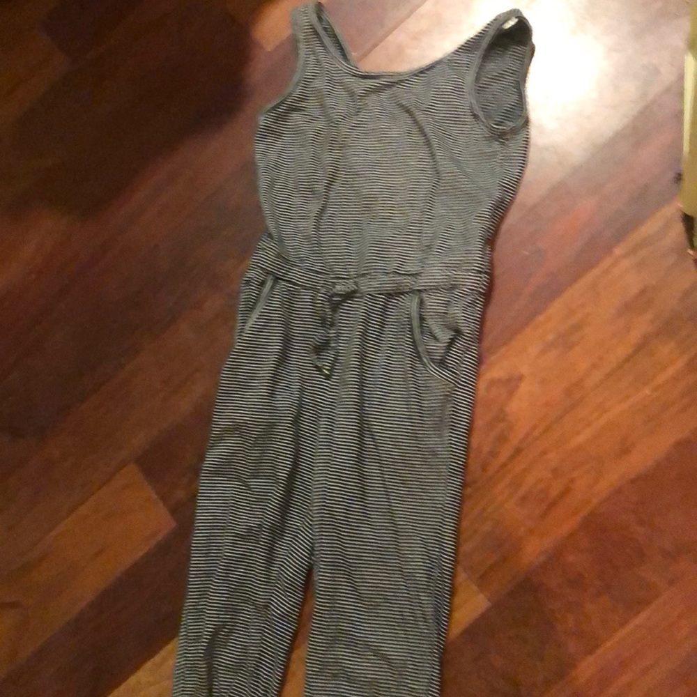 jump suit, black and white. Cute and adorable!!